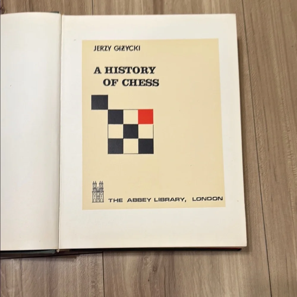 A History Of Chess By J. Gizycki